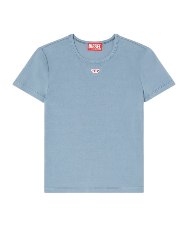 Diesel `t-ele-long-d` T-shirt In Blue