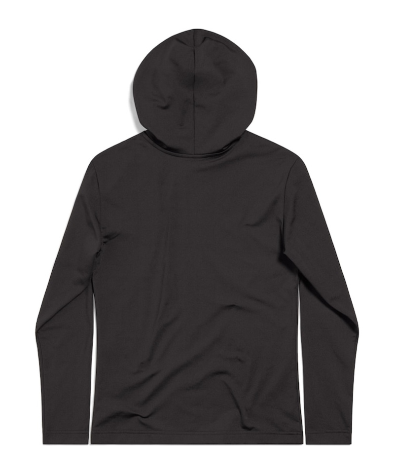 BALENCIAGA MEN'S UNDER ARMOUR SWEATSUIT HOODIE IN BLACK/WHITE