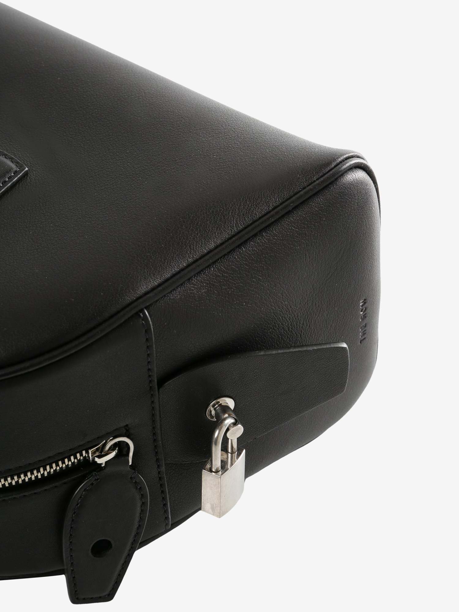 The Row India Bowling Shoulder Bag In Black