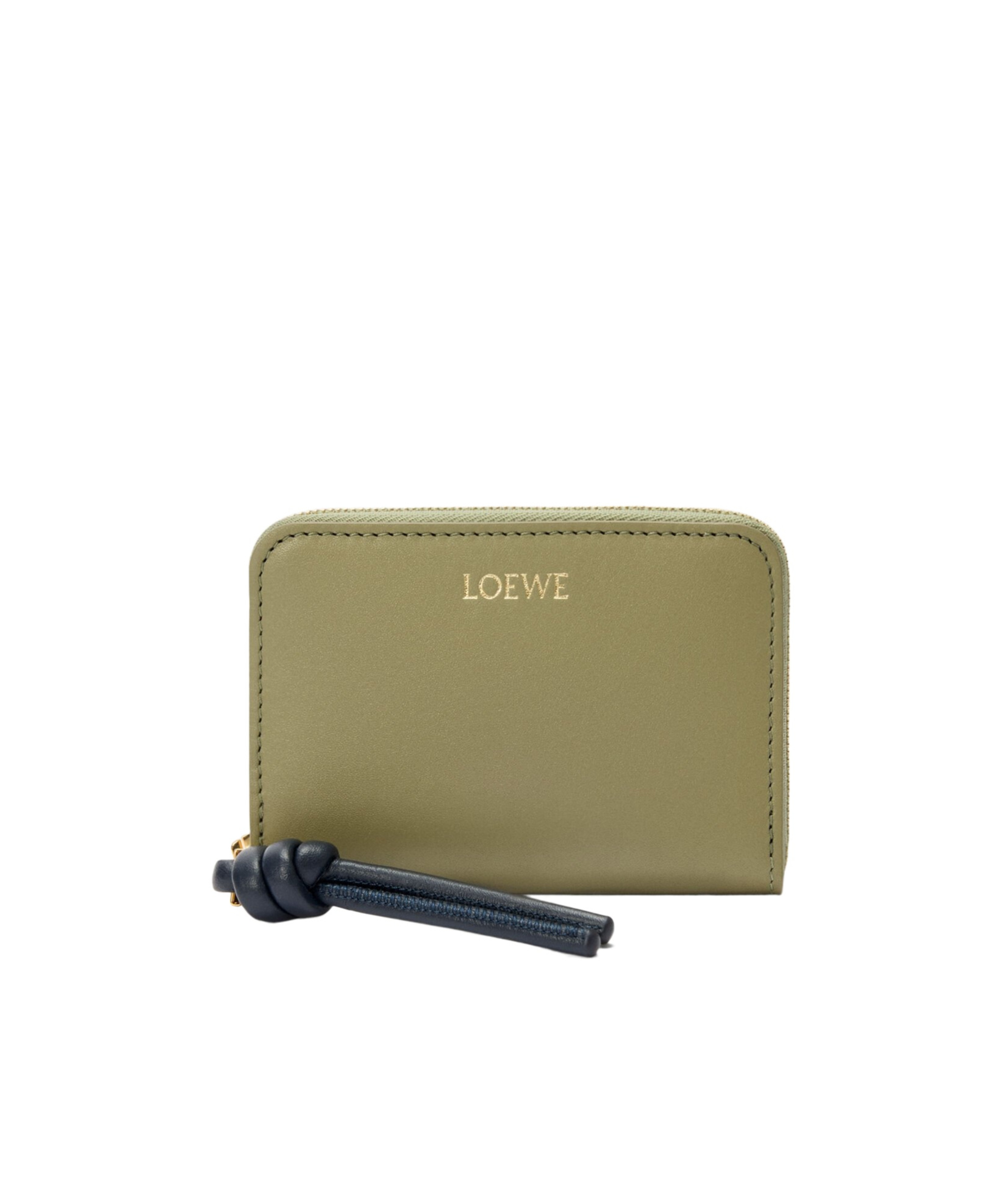 Loewe Zipped Coin Purse In Shiny Nappa Calfskin
