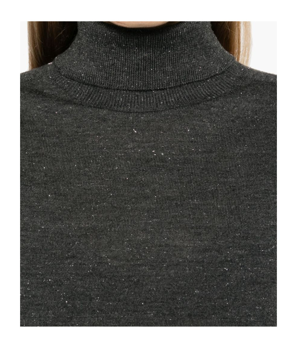 Shop Peserico Turtleneck Sweater In Black