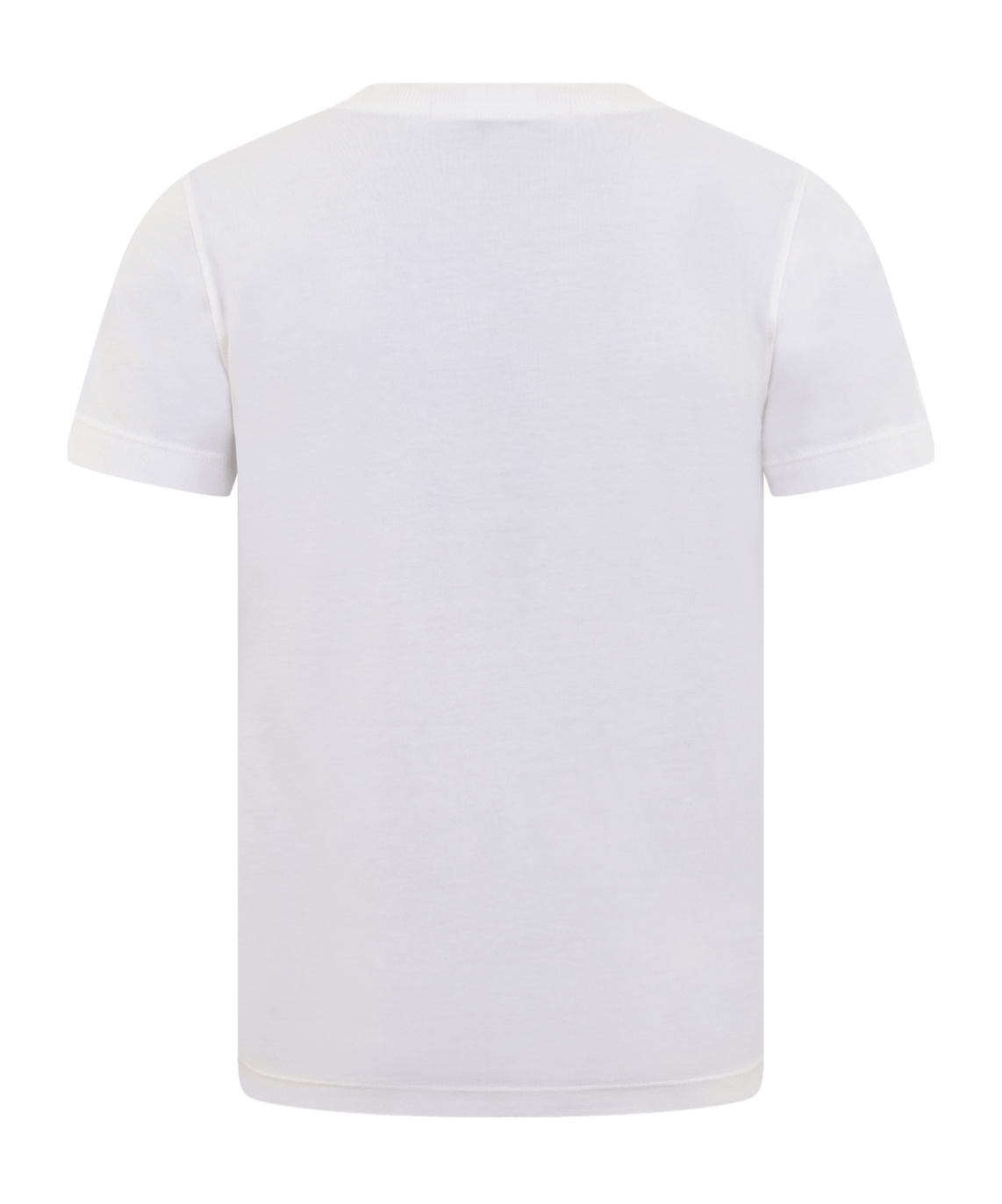 Stone Island Compass-motif Cotton T-shirt In White