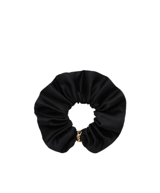 Saint Laurent Le Cassandre Headband In Black