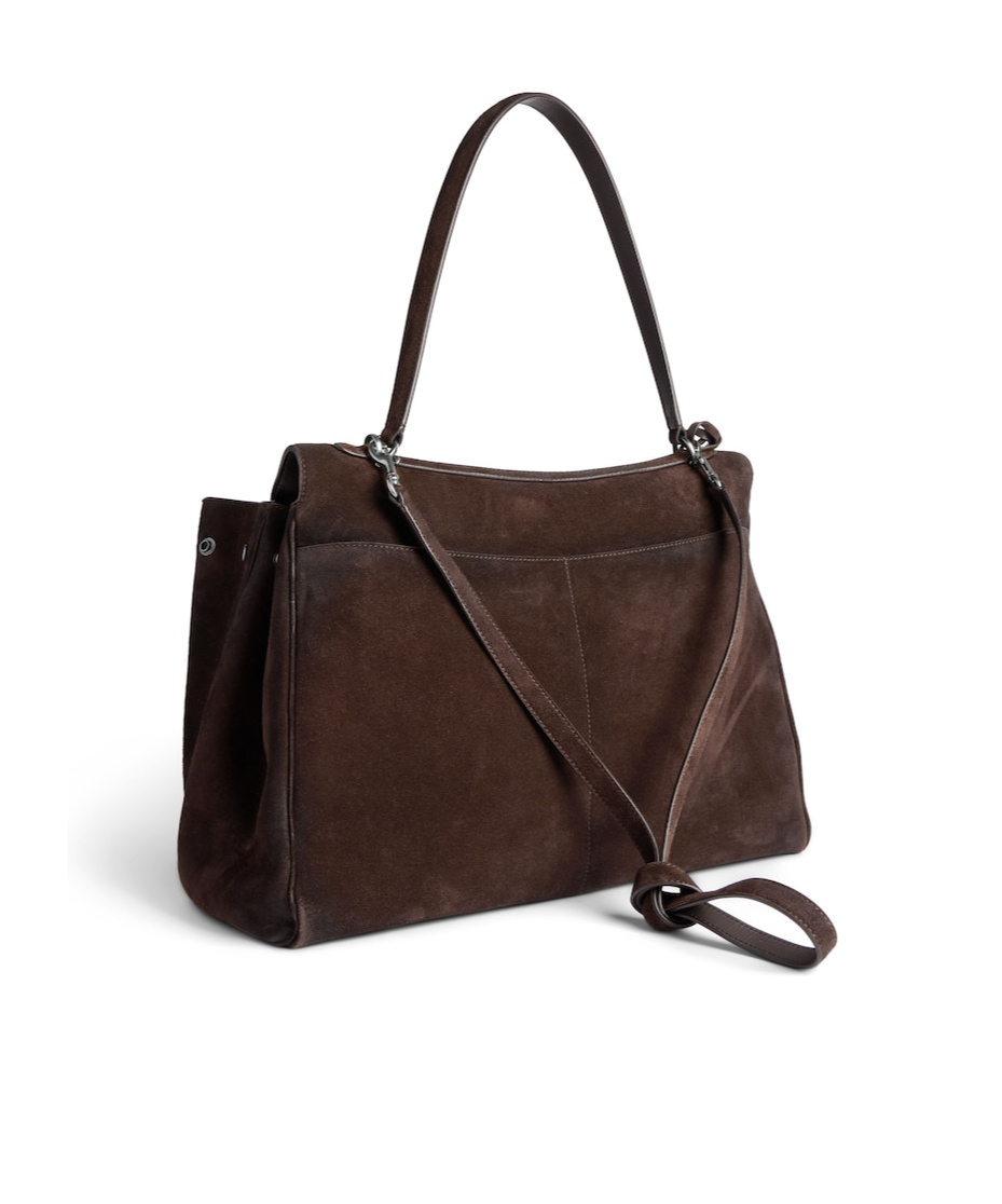 Balenciaga Rodeo Handbag Large In Light Espresso In Brown