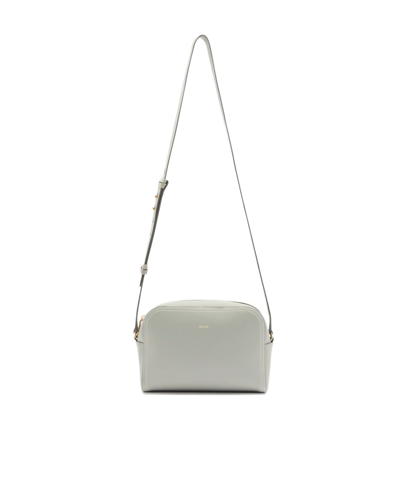 Bally Easy Leather Cross Body Bag In Gray