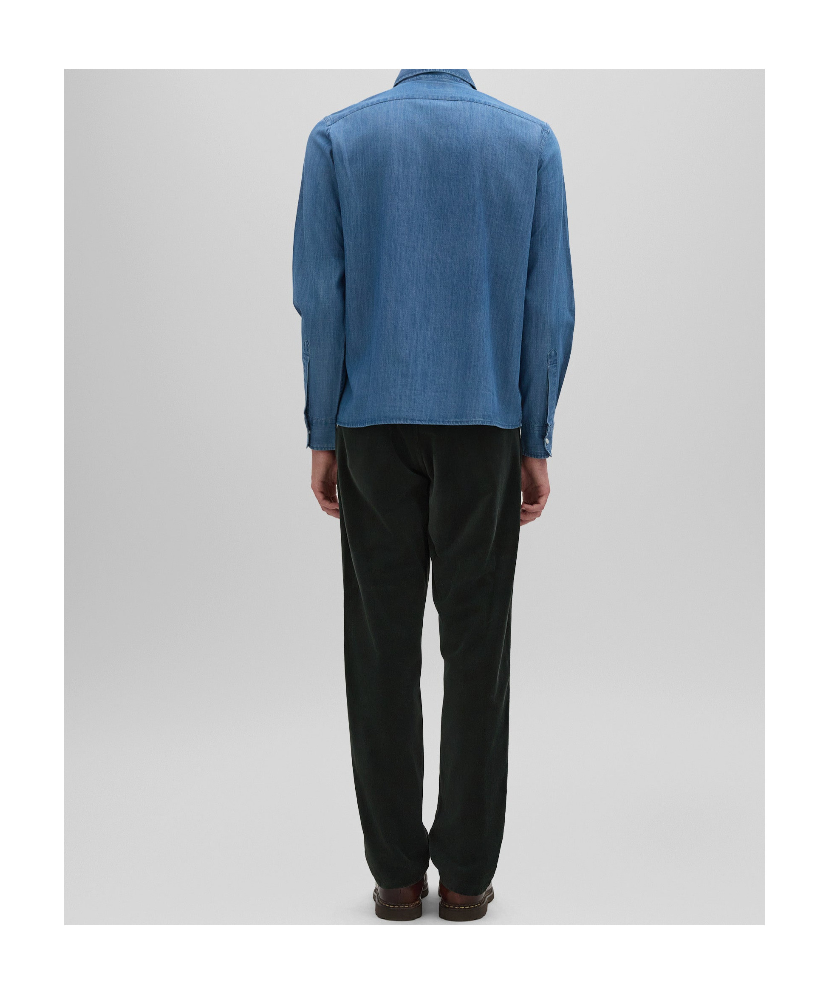 ASPESI LONG-SLEEVED DENIM SHIRT