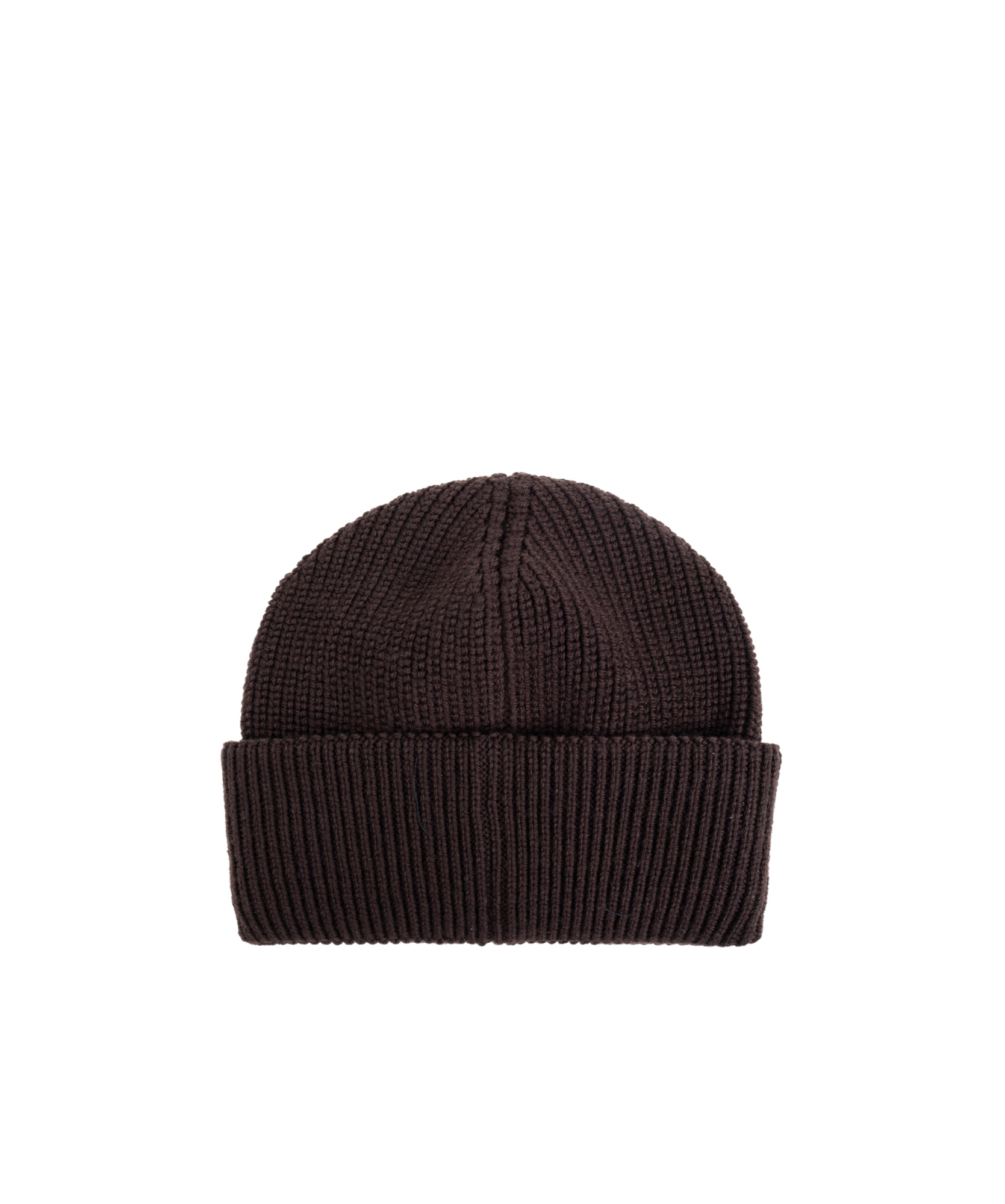MONCLER LOGO-PATCH WOOL BEANIE