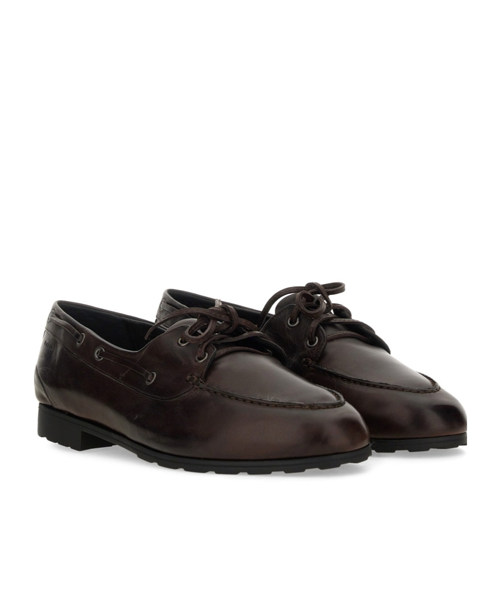 Bally Laced Derby Shoes In Black