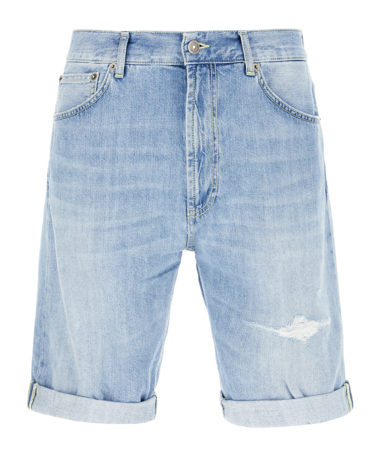Dondup Denim Bermuda Shorts In Blue
