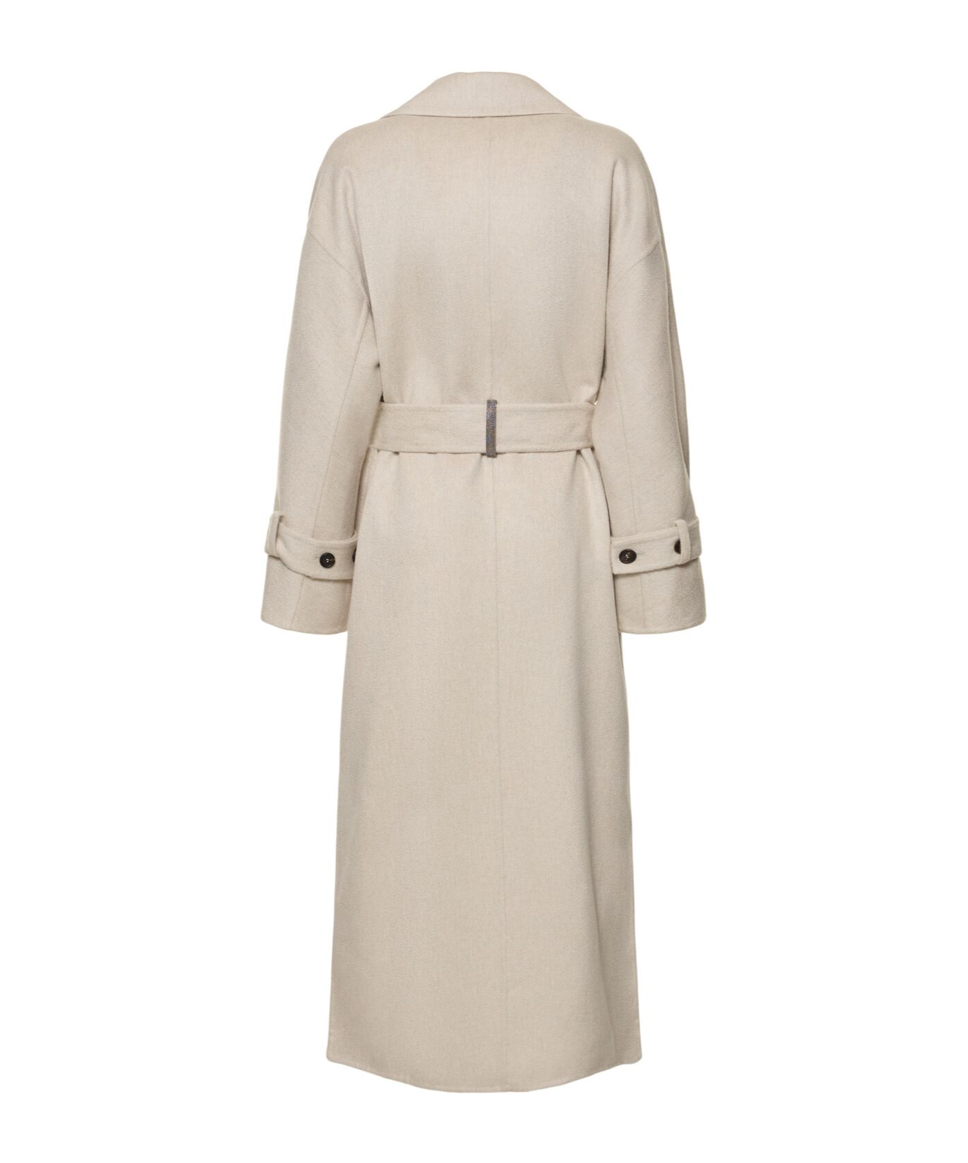 Brunello Cucinelli Belted Cashmere Midi Coat