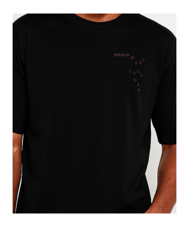 Dsquared2 Short-sleeved T-shirt In Black