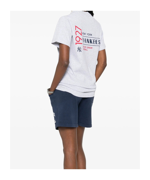 Sporty And Rich New York Yankees T-shirt In Gray