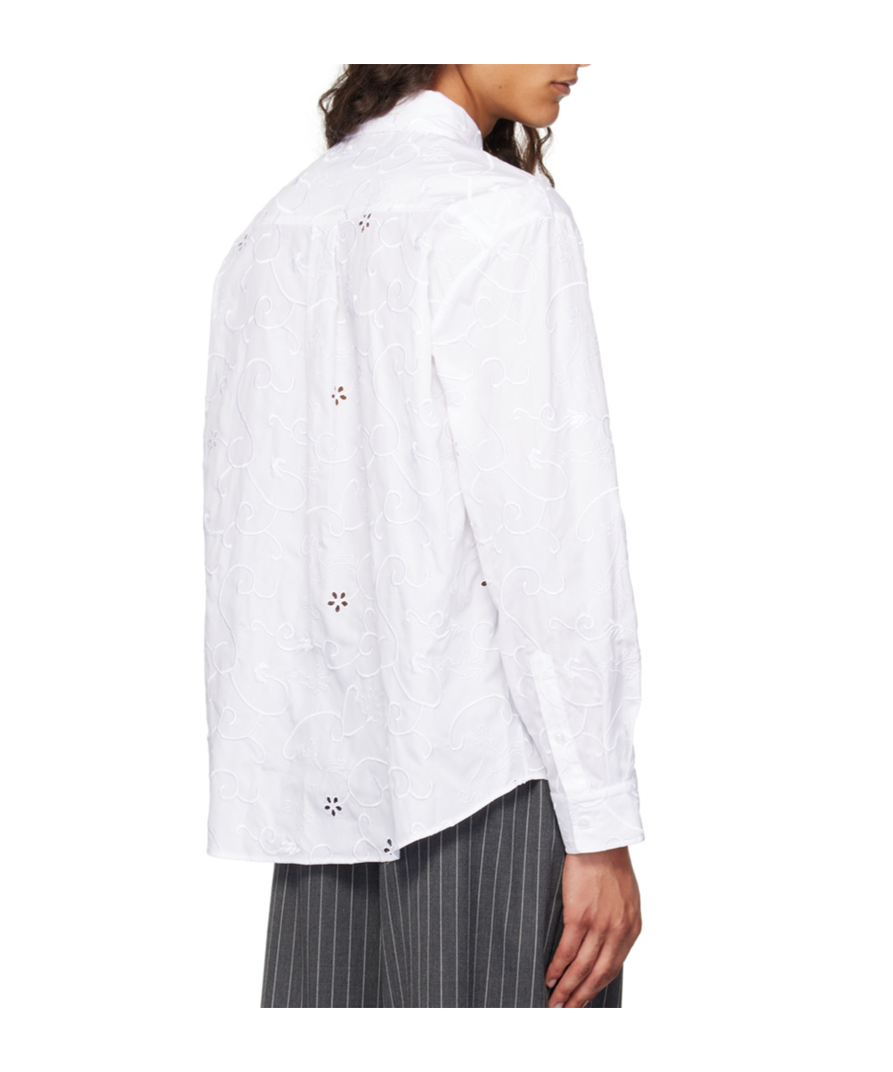 Simone Rocha White Classic Fit Shirt