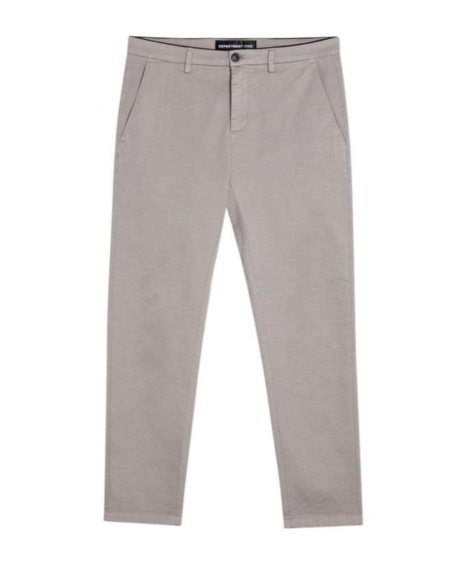 Department Five Department 5 Beige Cotton Trousers In Gray