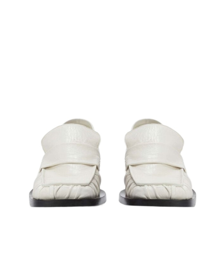 Shop Jil Sander Leather Loafers