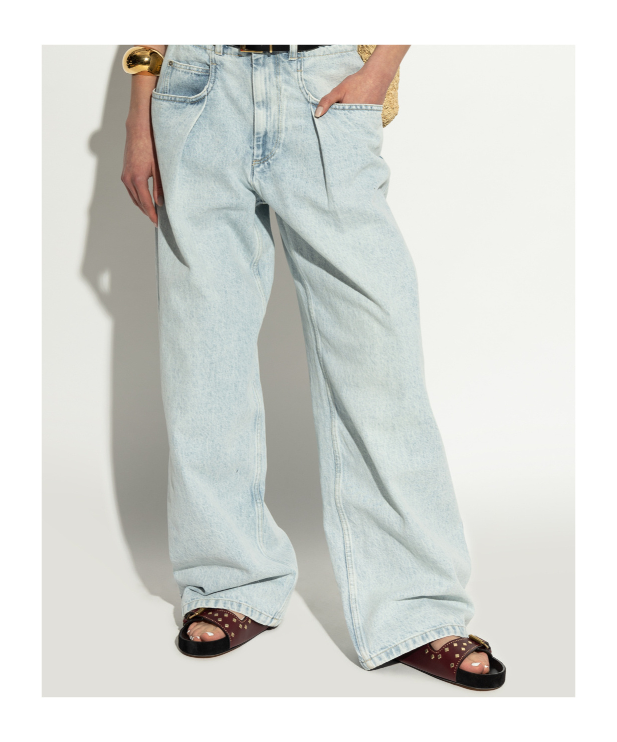 Isabel Marant Open-toed Slippers In Brown