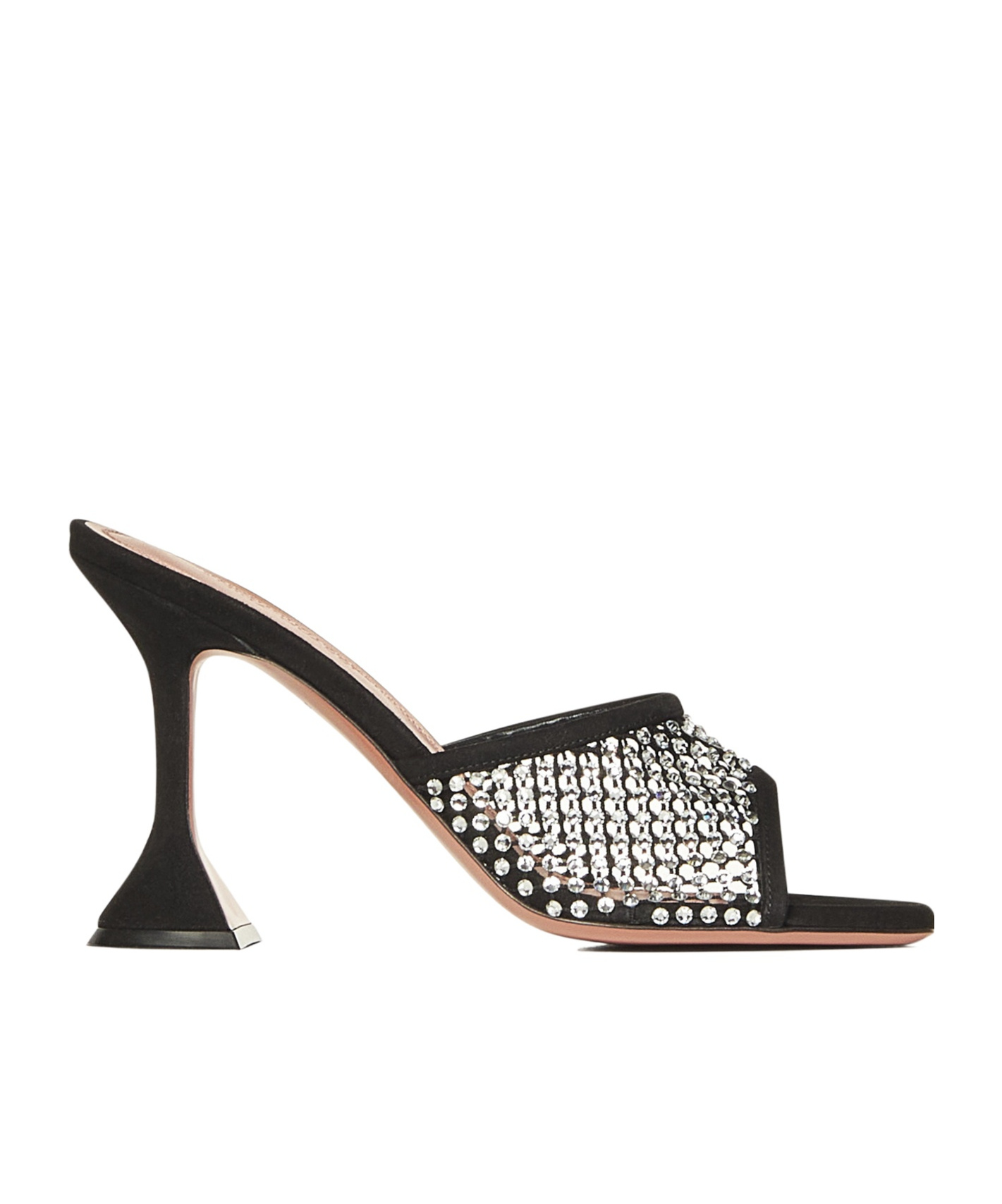 Shop Amina Muaddi Lupita Heeled Mules