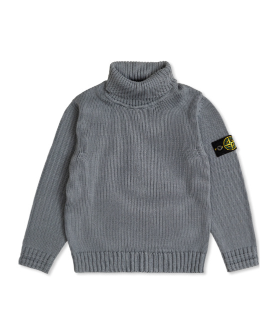 Stone Island Long-sleeved Sweater In Gray