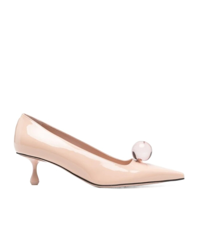 Jimmy Choo Pointed High Heels In Nude