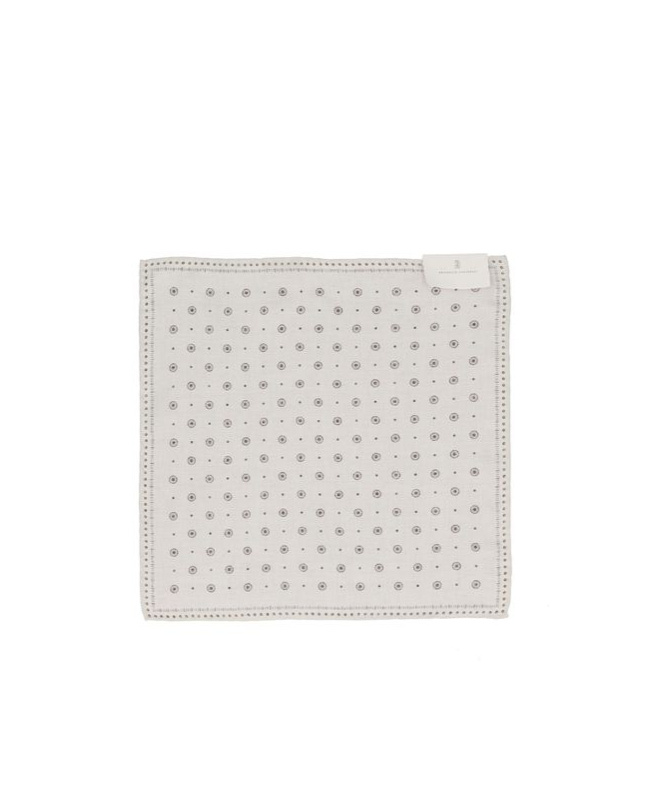 Brunello Cucinelli Floral Patterned Scarf In White