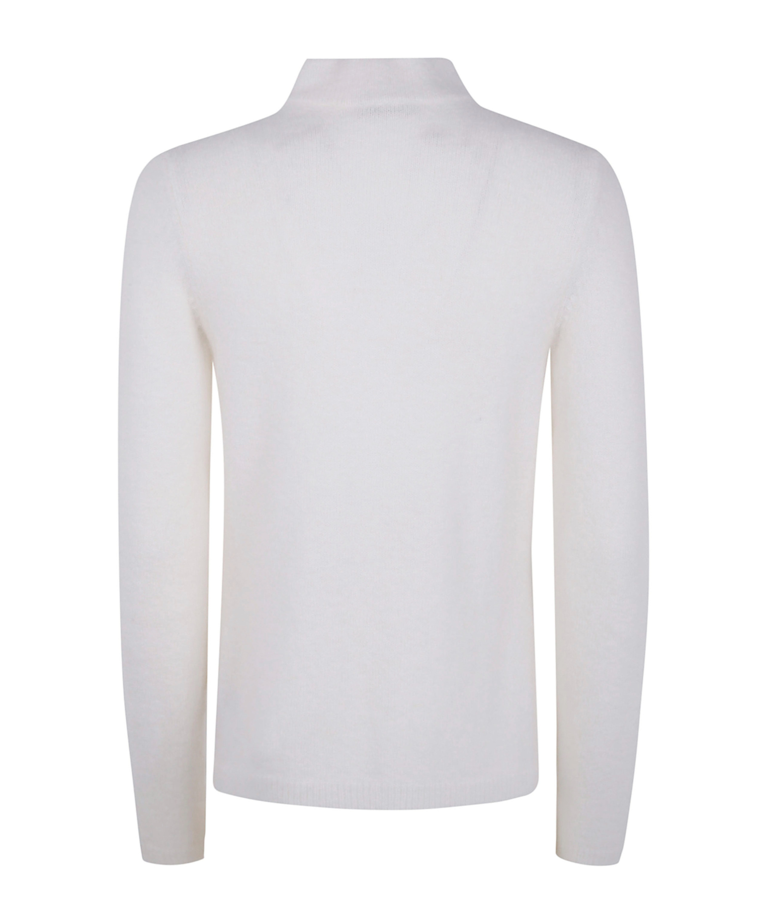 Baserange Single-breasted Knitted Jacket In White