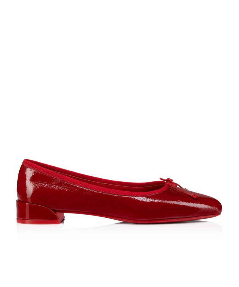 Shop Christian Louboutin Sweetie Jane Ballet Flats In Red
