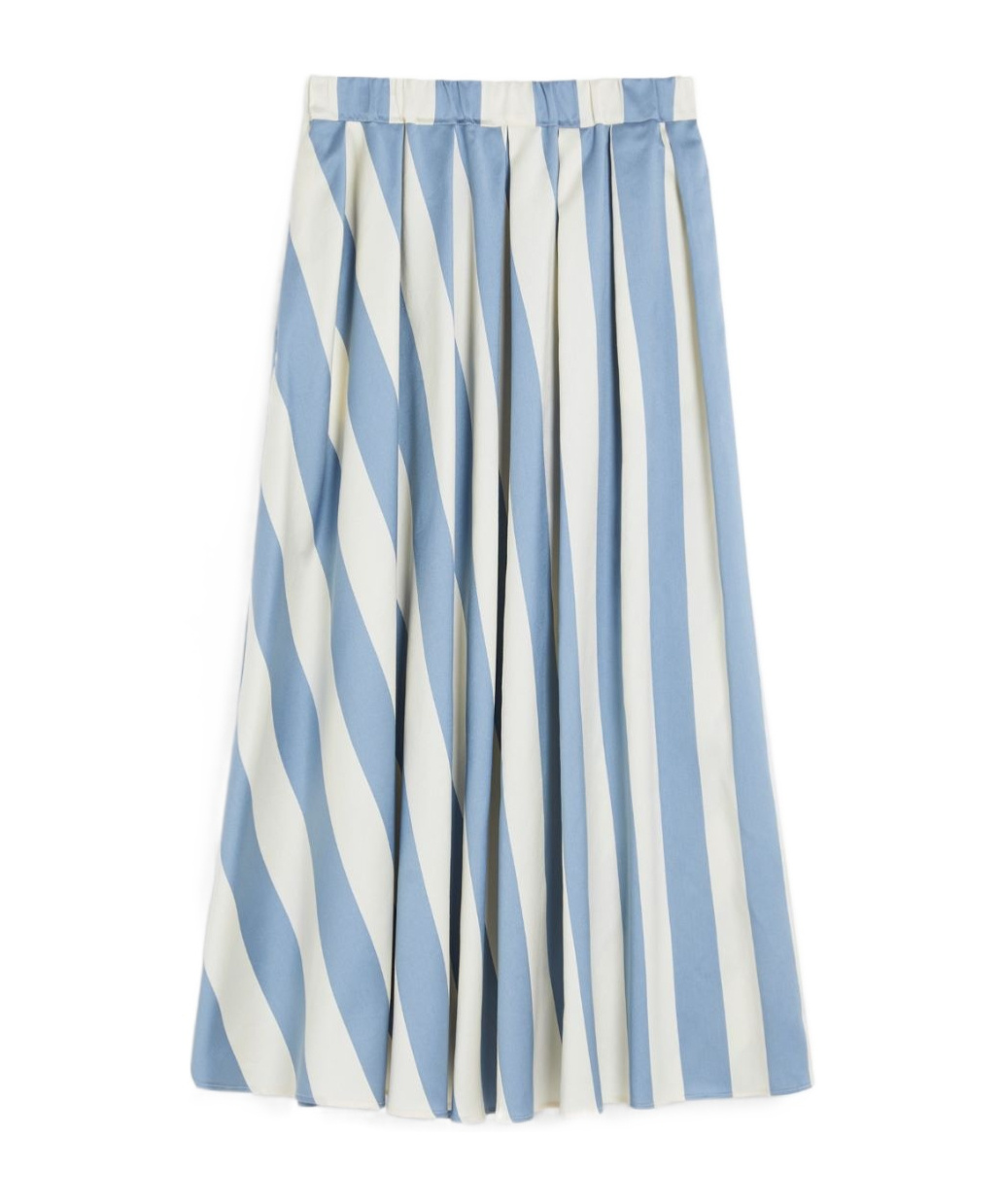 Weekend Max Mara Elastic Waist Skirt In Blue