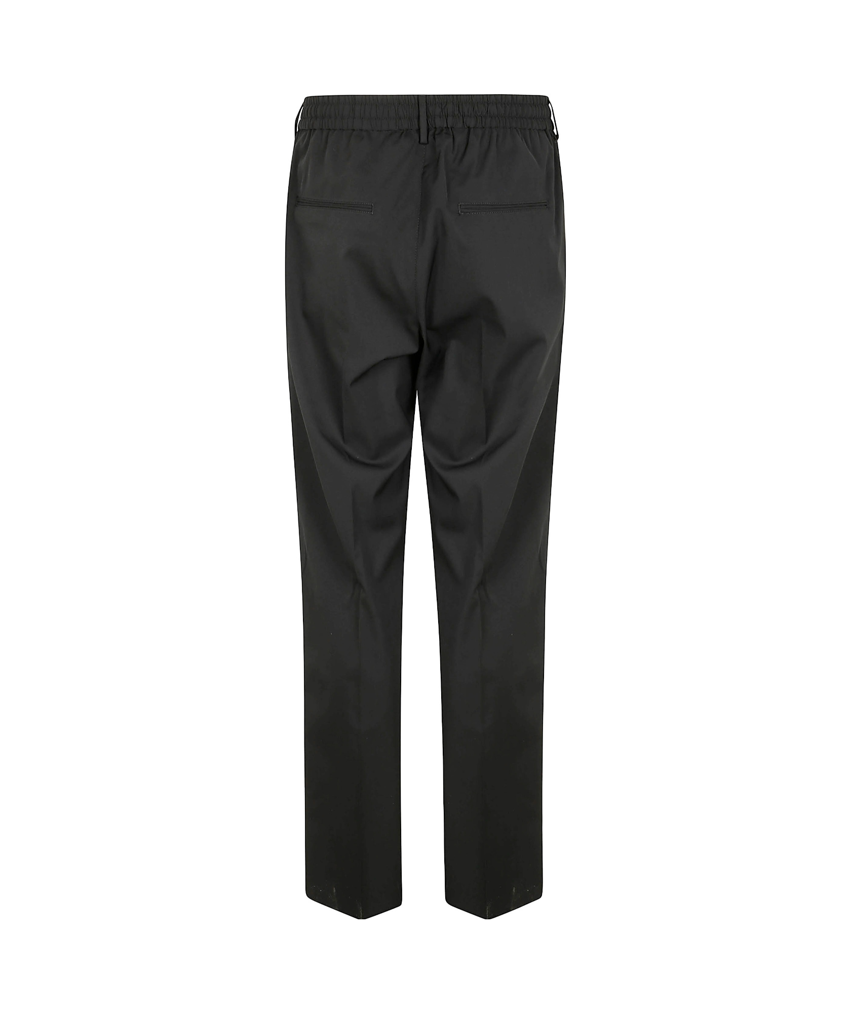 Shop Tagliatore Pleat-detailing Trousers In Black
