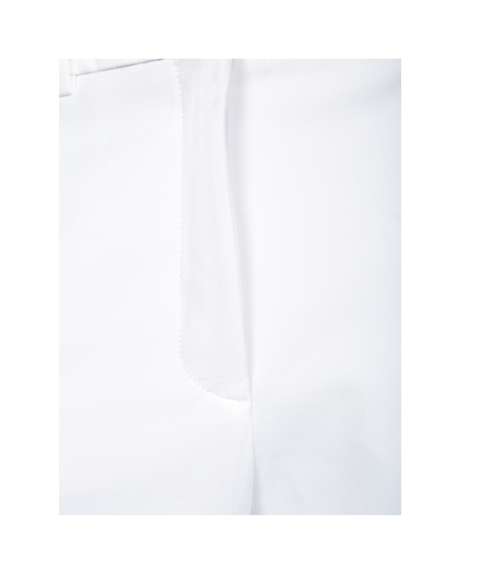 Incotex Straight-leg White Trousers With Tailored Silhouette In White