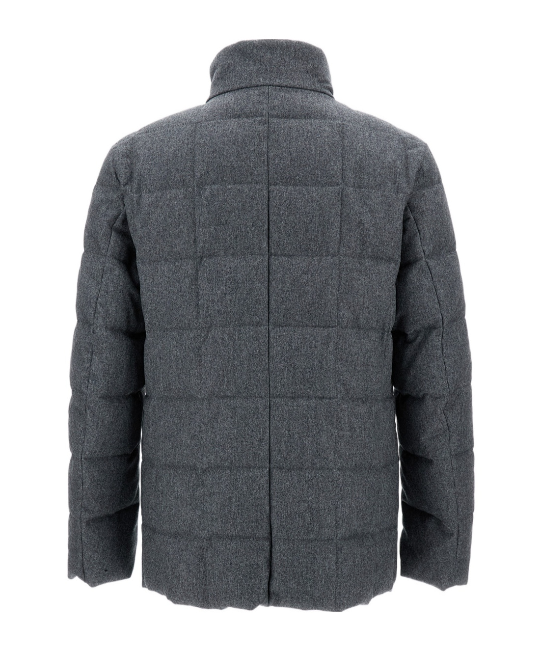 Fay Long-sleeved Cotton Jacket In Gray