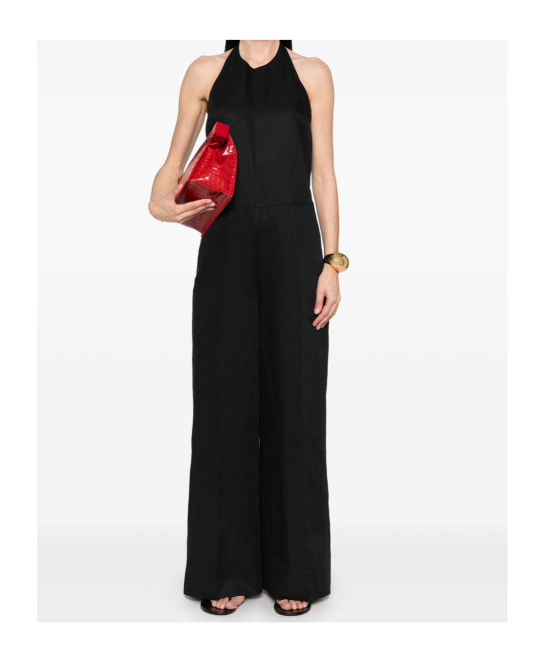 Shop Twinset Halterneck Jumpsuit