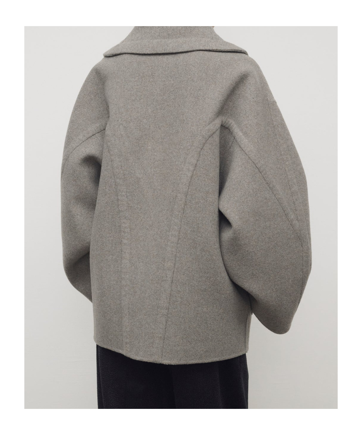 The Row Temur Virgin Wool Coat In Gray