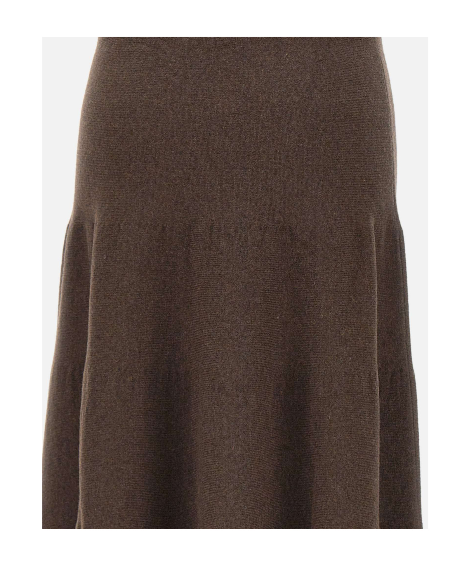 Marella Elastic-waistband Ruffled Skirt In Brown