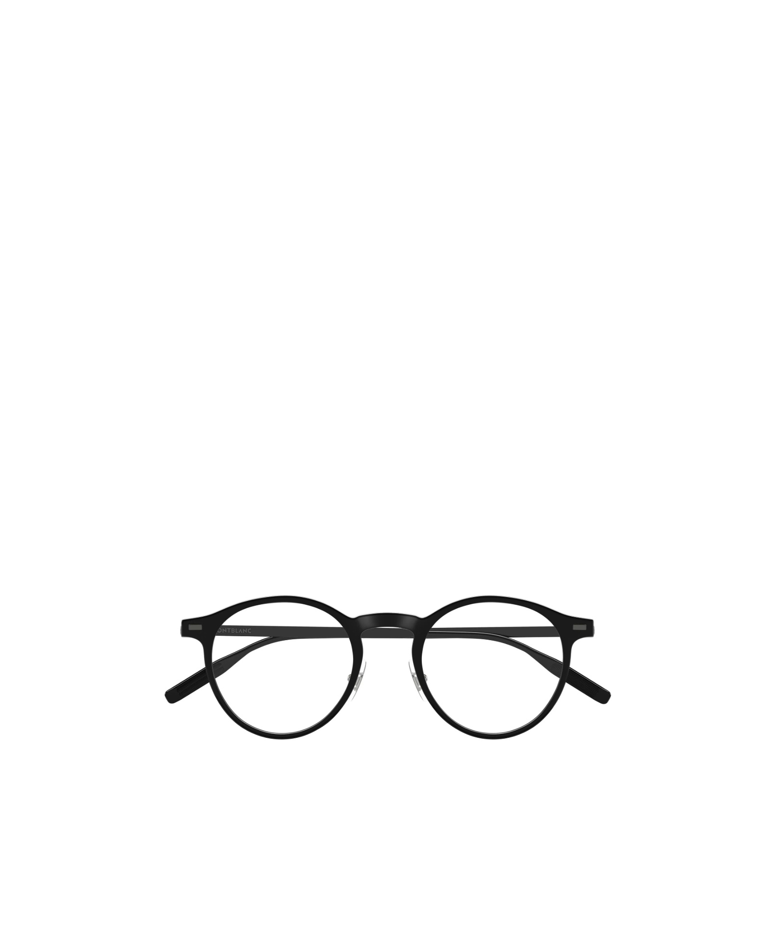 Montblanc Round-frame Glasses In Black