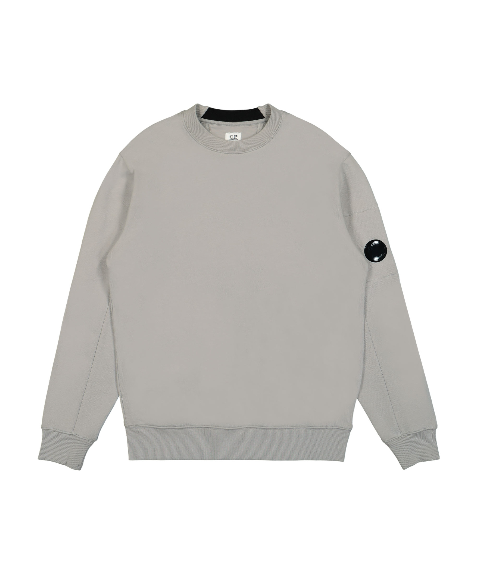C.p. Company Long-sleeved Sweater In Gray