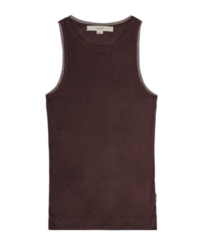 Remain Birger Christensen Mesh-edge Tank Top
