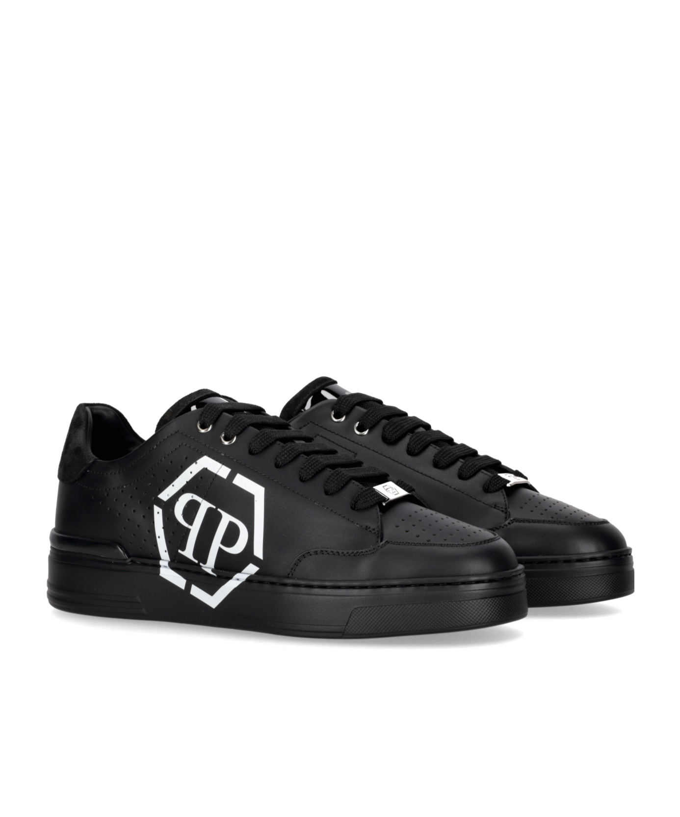 Philipp Plein Laced Sneakers In Black