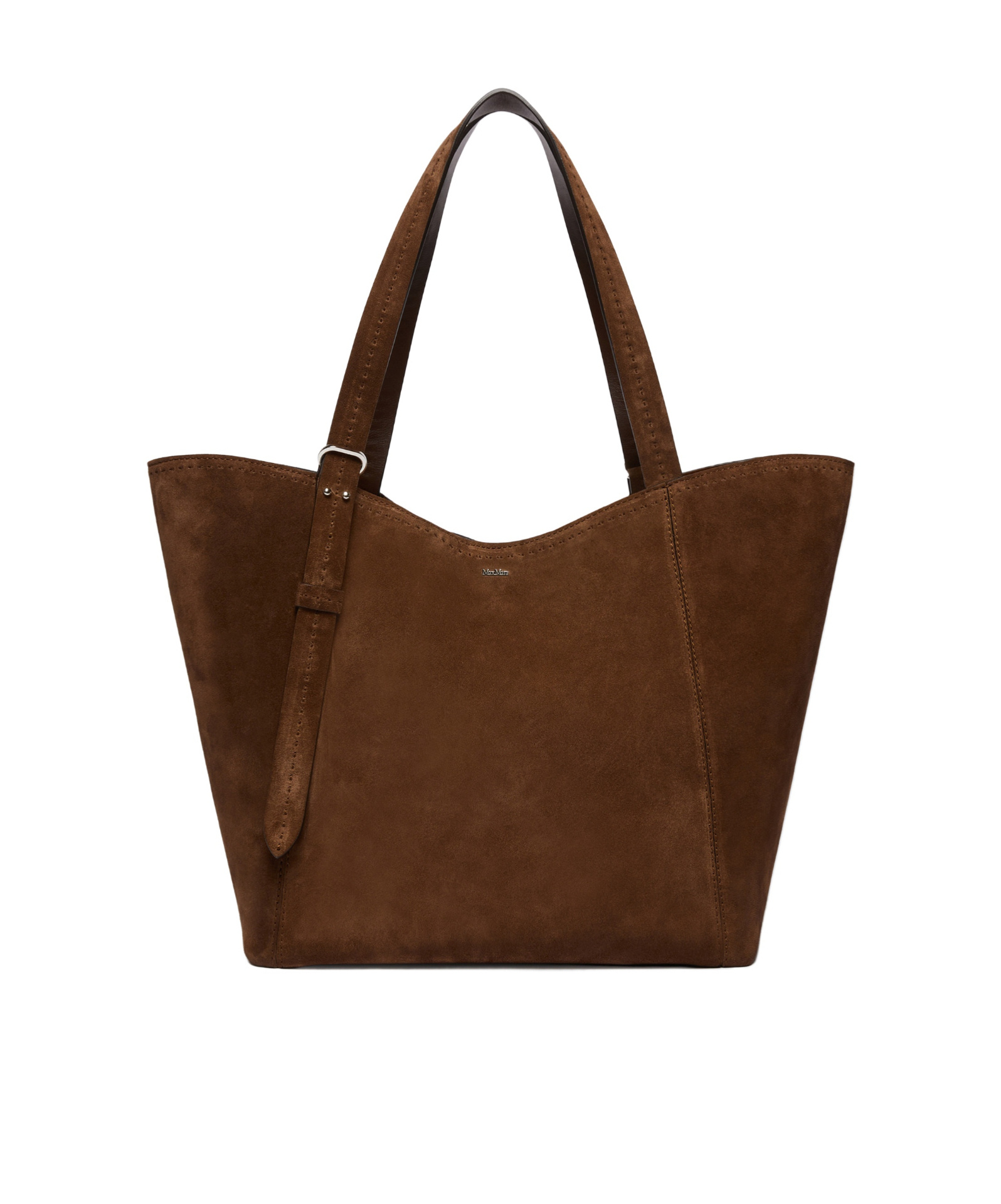 Max Mara Split Leather Archetipo Handbag In Brown