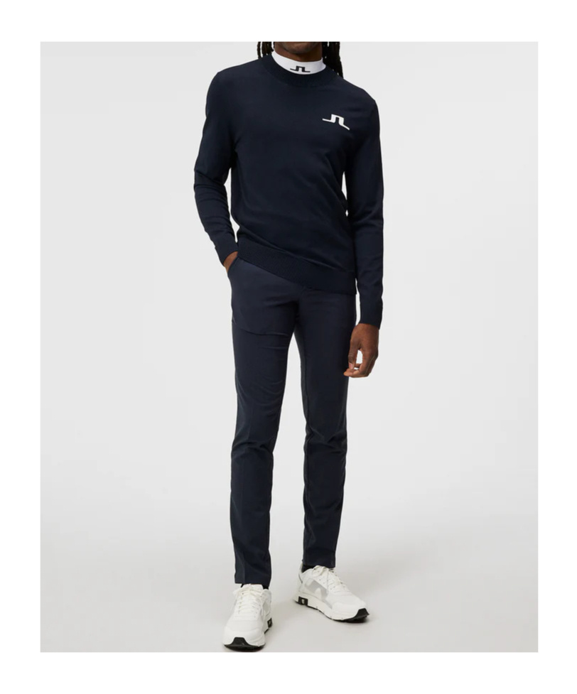 Shop J. Lindeberg Crew Neck Knitted Sweater