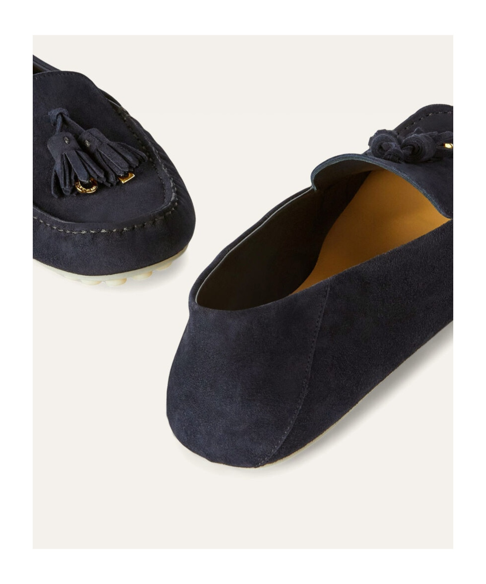 Shop Loro Piana Dot Sole Loafers In Black