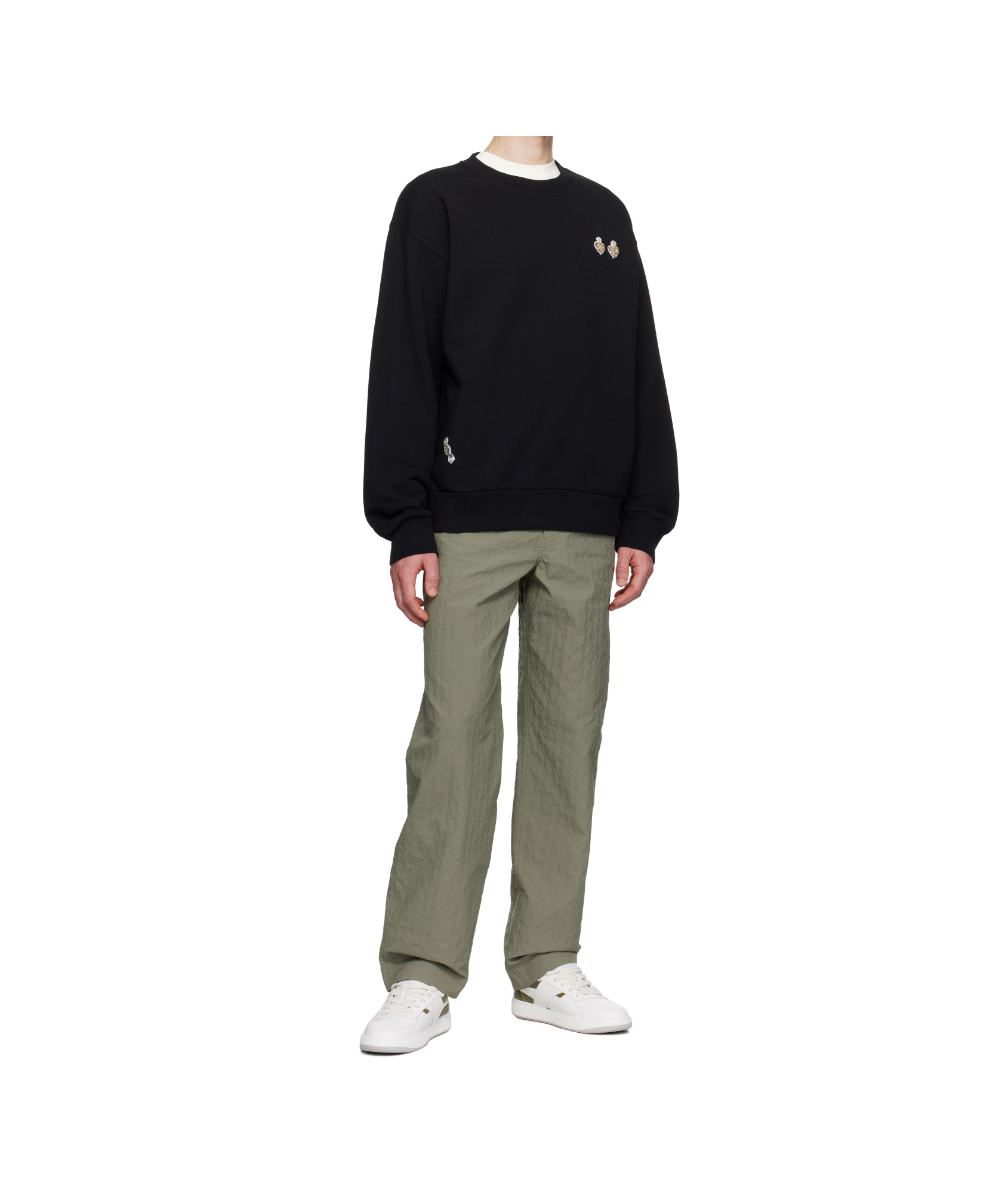 Givenchy Black Cotton Patches Sweatshirt In Black