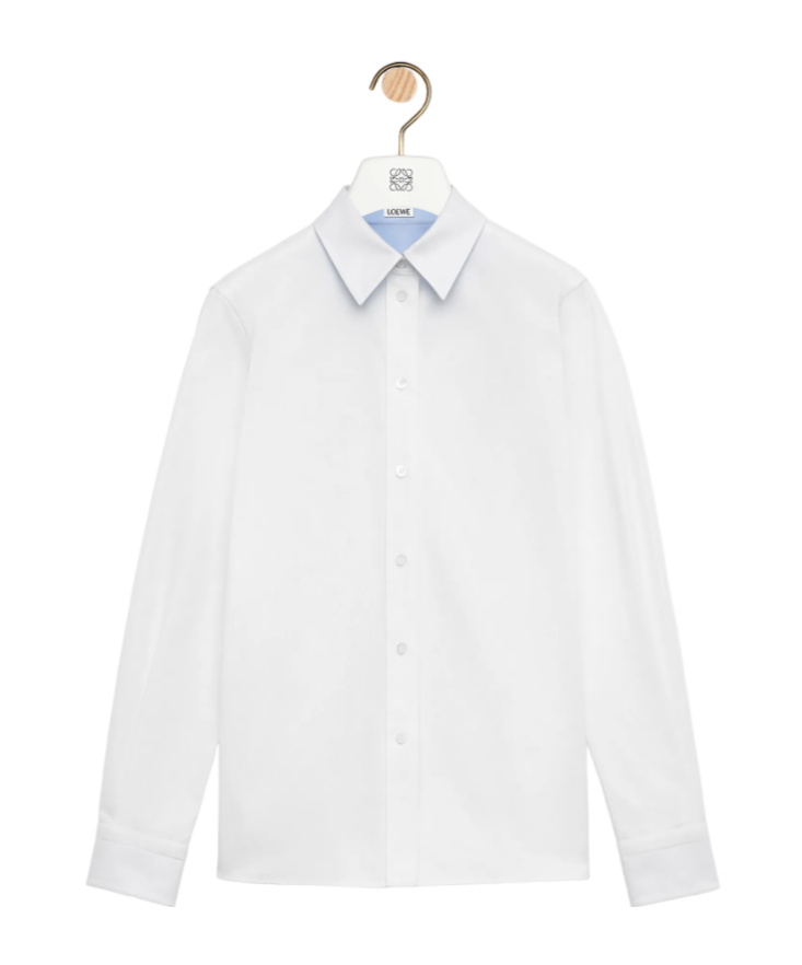 Shop Loewe Shirt In Cotton In White