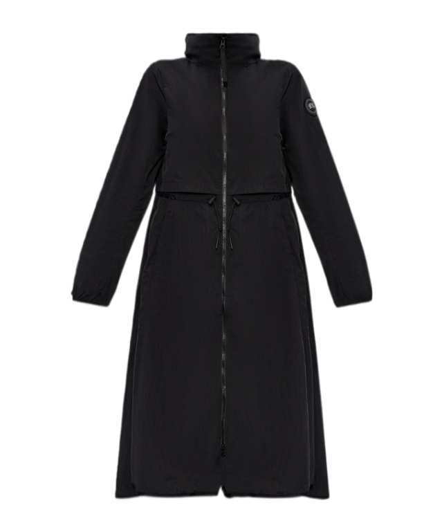 Canada Goose Sinclair Acclimaluxe Maxi Raincoat In Black
