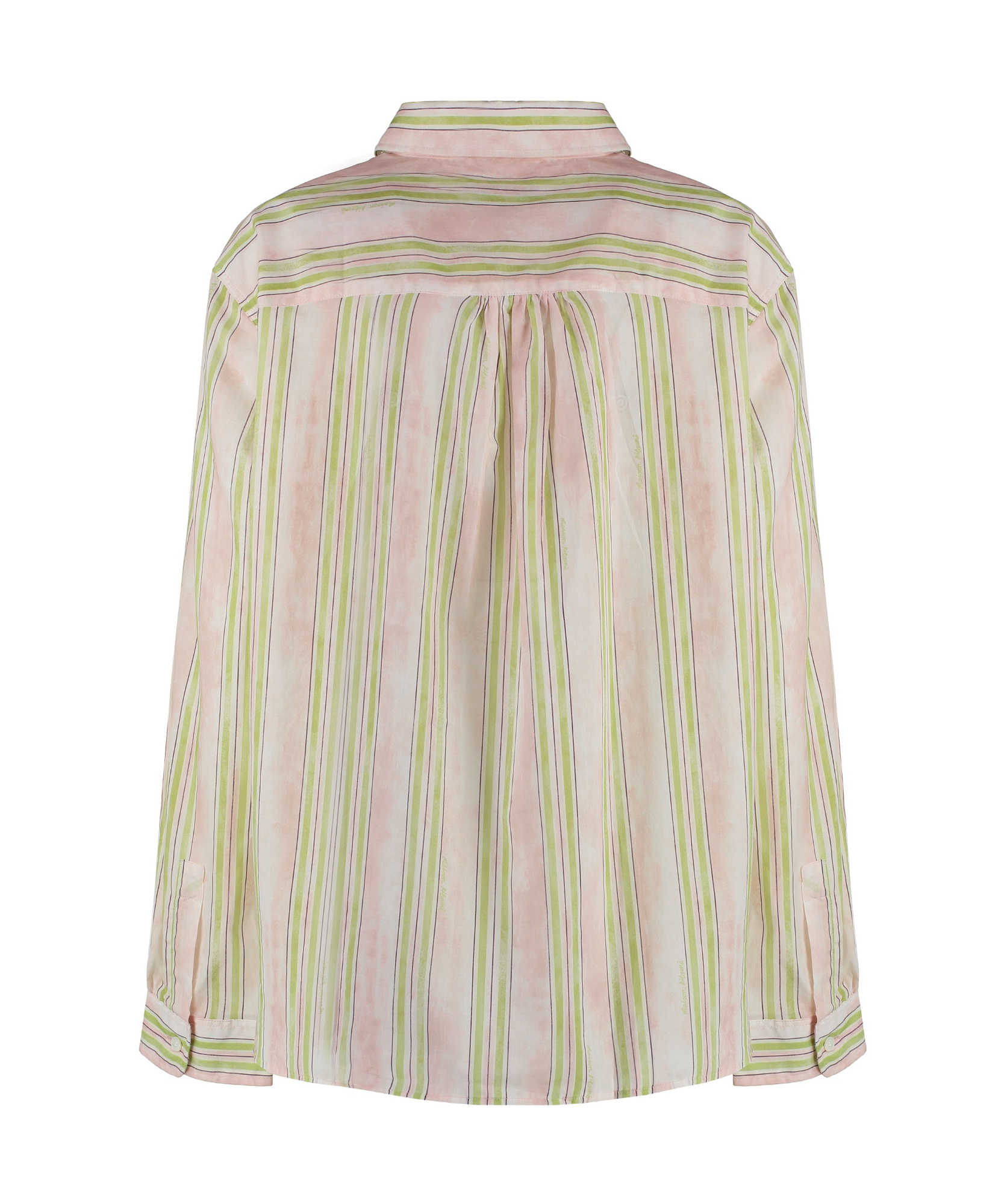 MAISON KITSUNÉ MAISON KITSUNÉ CLASSIC STRIPED BUTTONED SHIRT