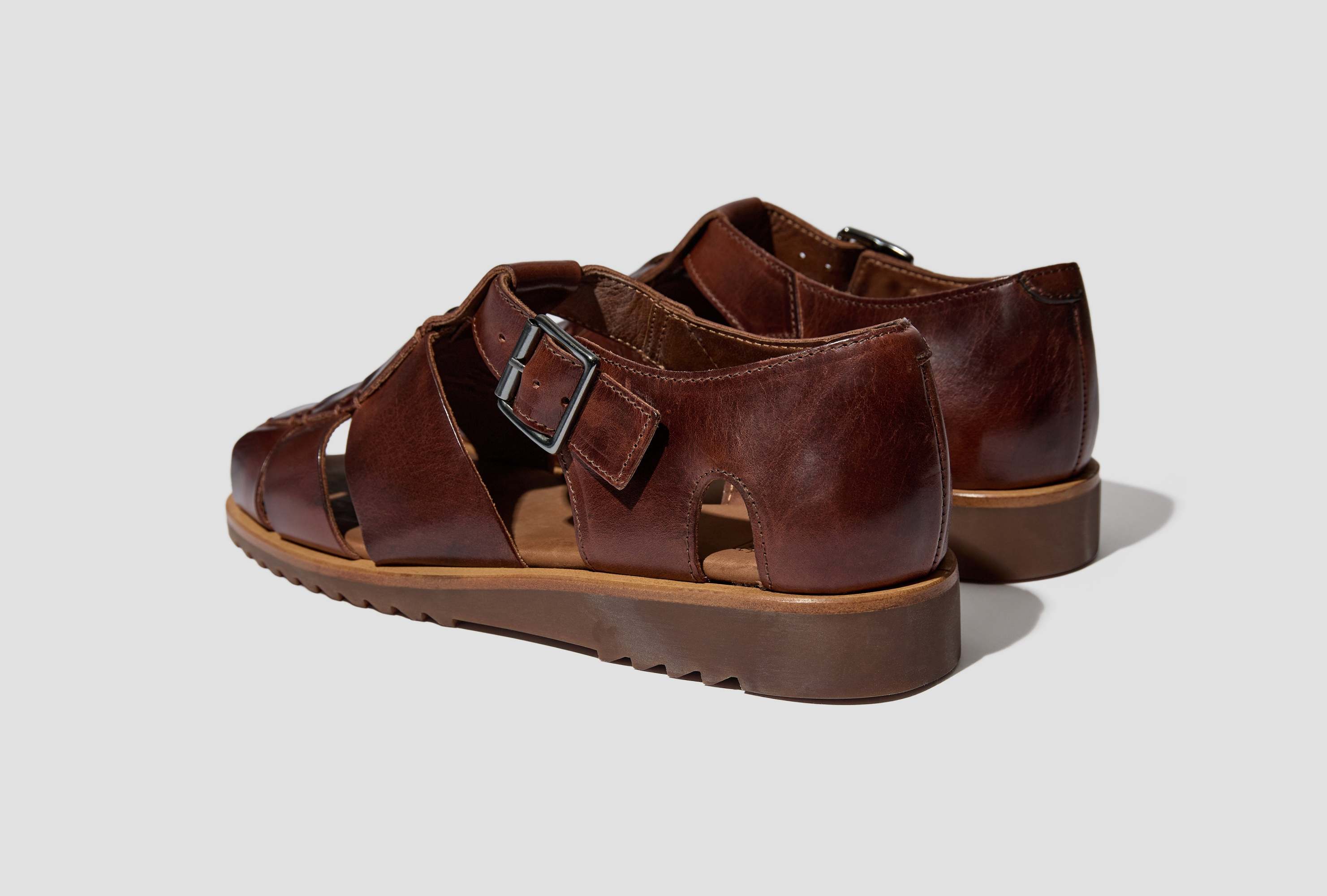 Paraboot Round-toe Sandals In Brown