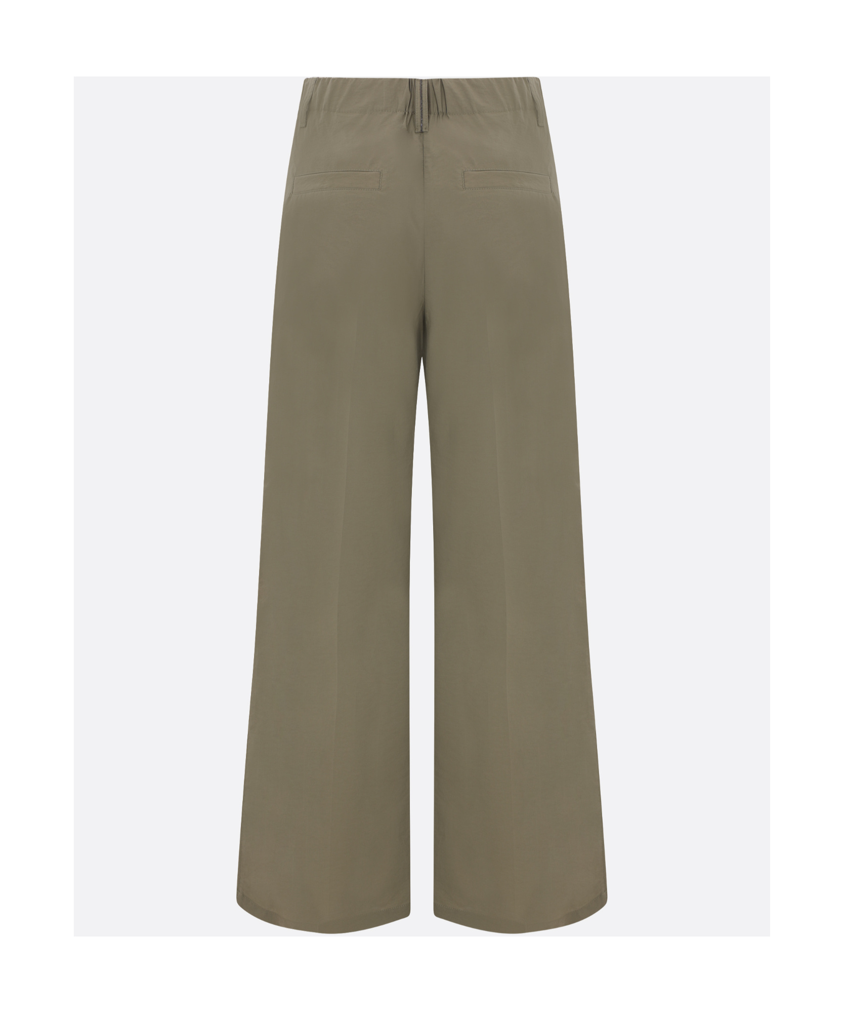 Brunello Cucinelli Wide-leg Casual Pants In Green