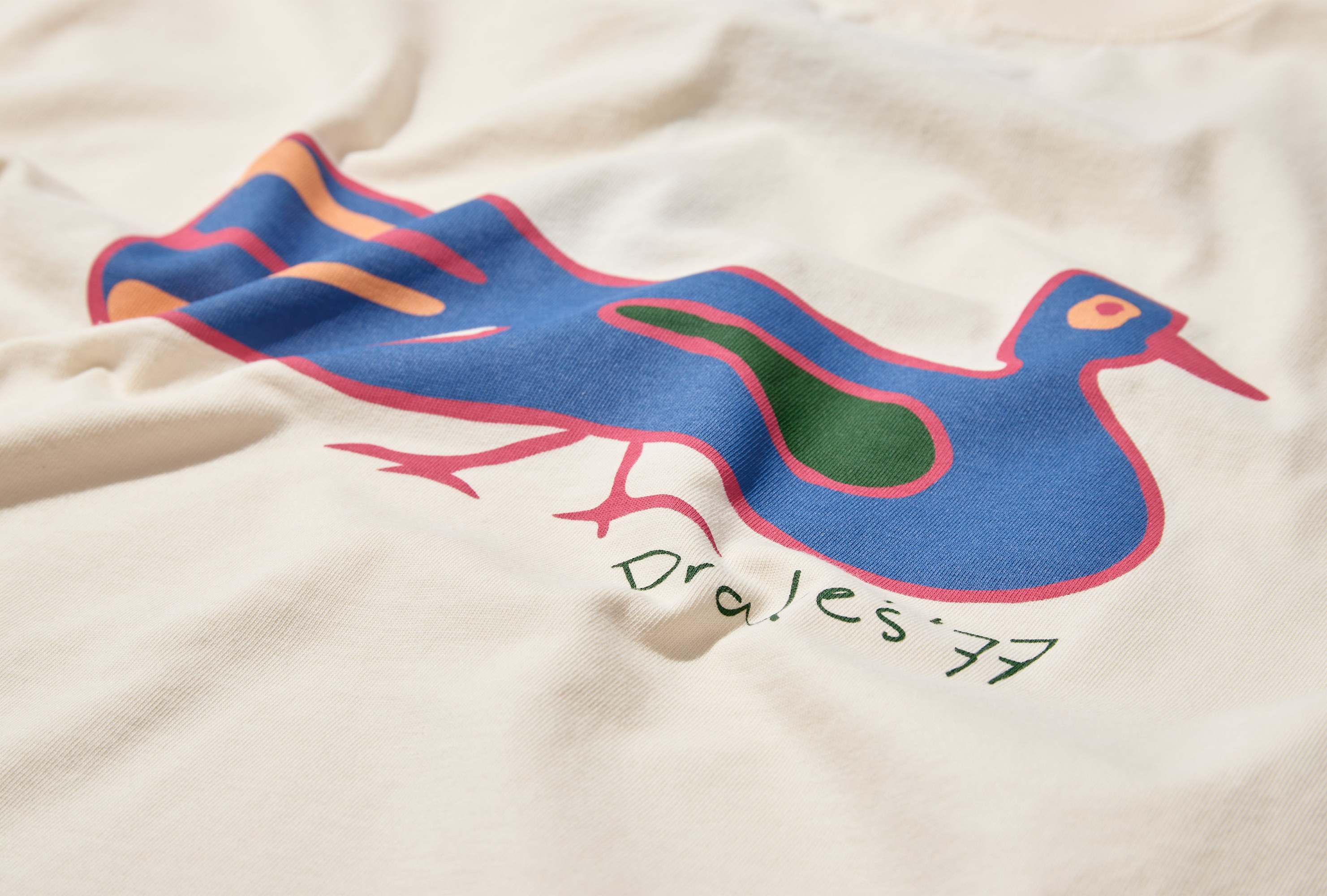 Drake's London Short Sleeve T-shirt In Neutral