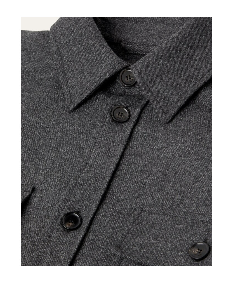 Loro Piana Jim Overshirt In Gray