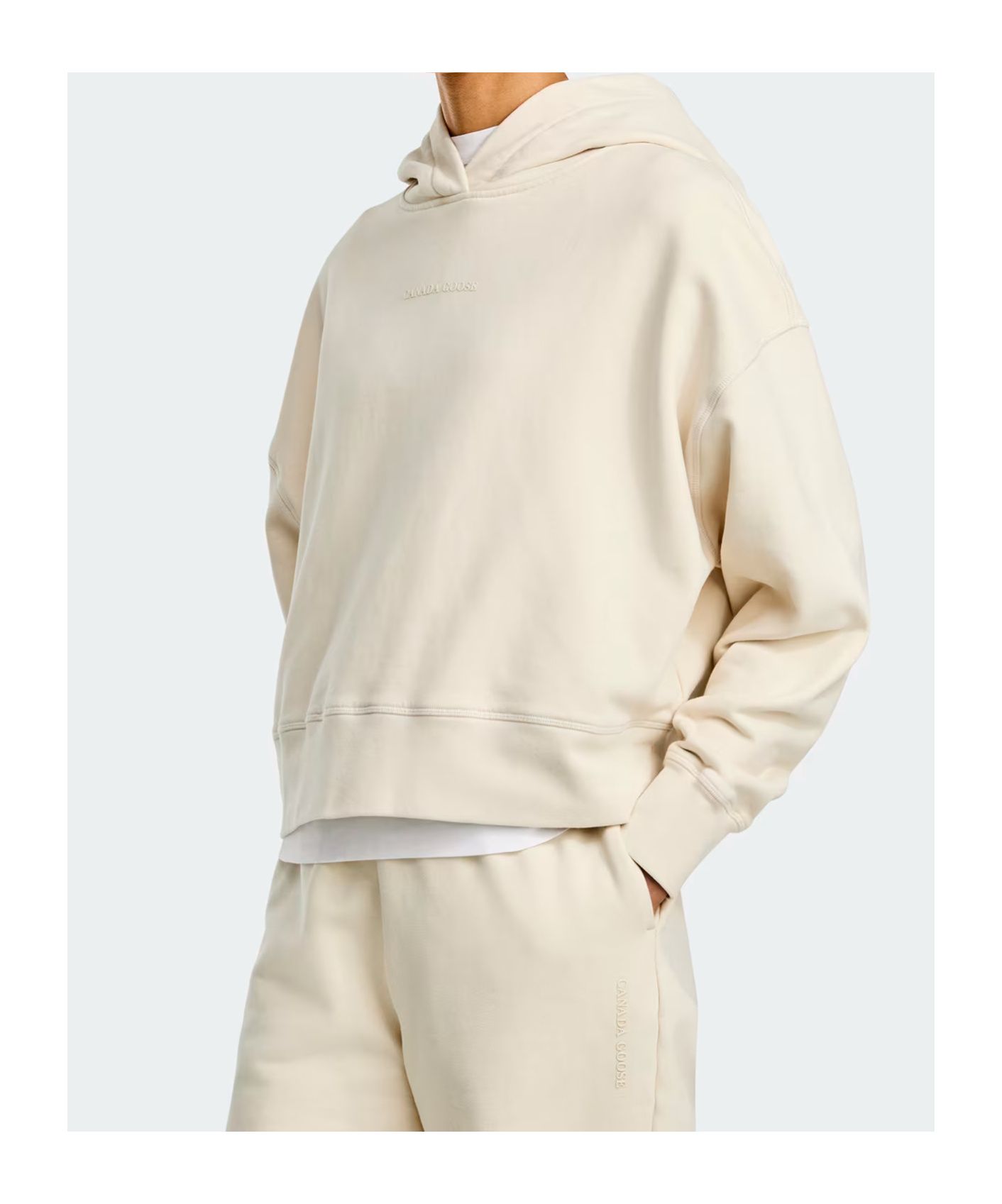 Canada Goose Muskoka Relaxed Hoody In Linen