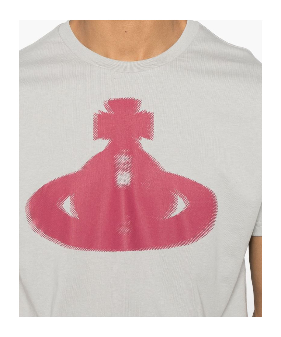 Shop Vivienne Westwood Halftone Orb T-shirt In White